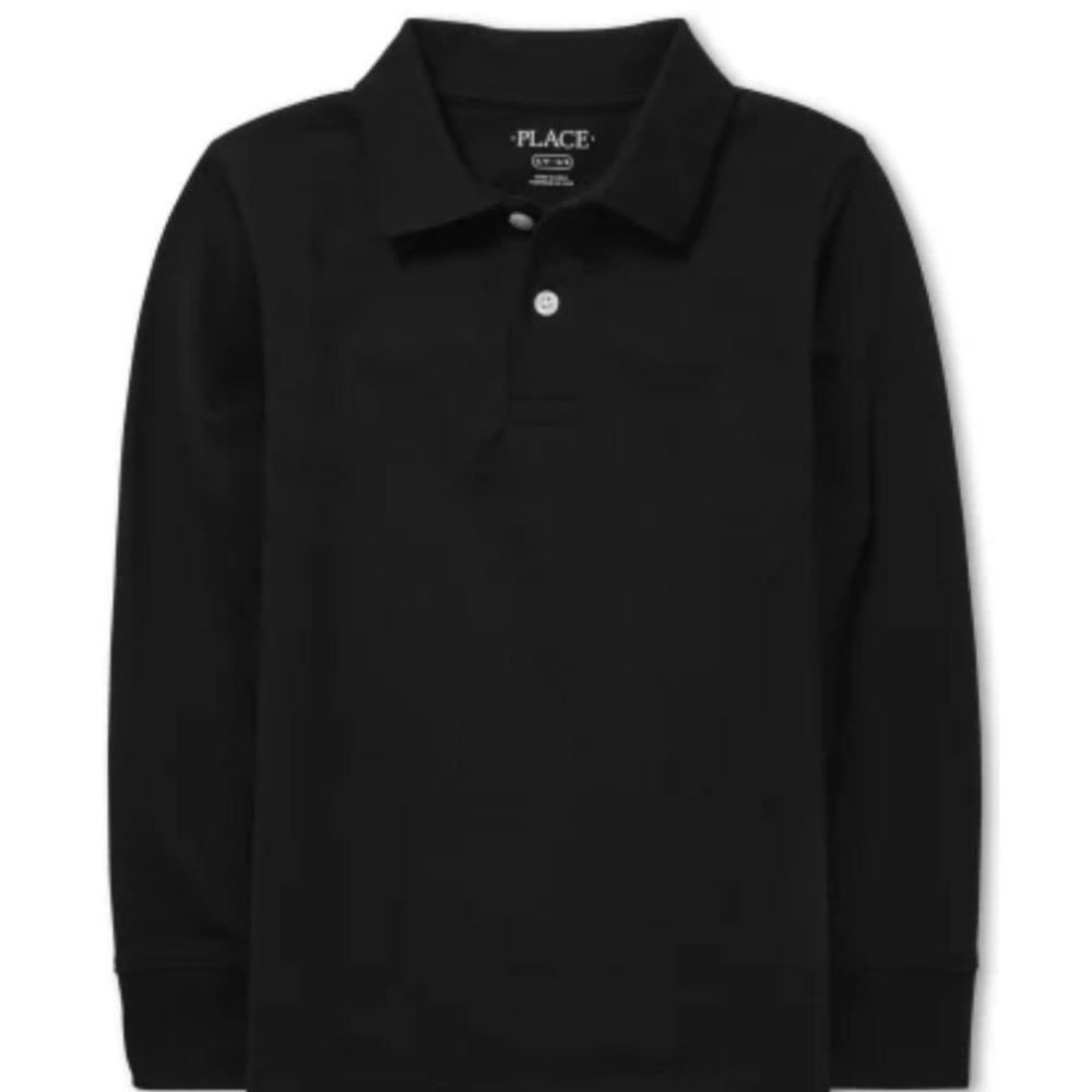 Boys uniform polo long sleeve two shirts